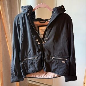 Abercrombie & Fitch Rain Jacket in Black